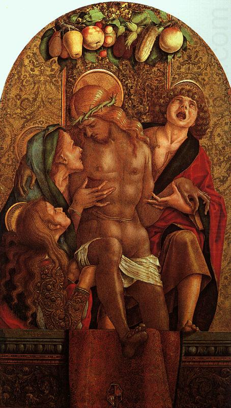 Lamentation over the Dead Christ, Carlo Crivelli